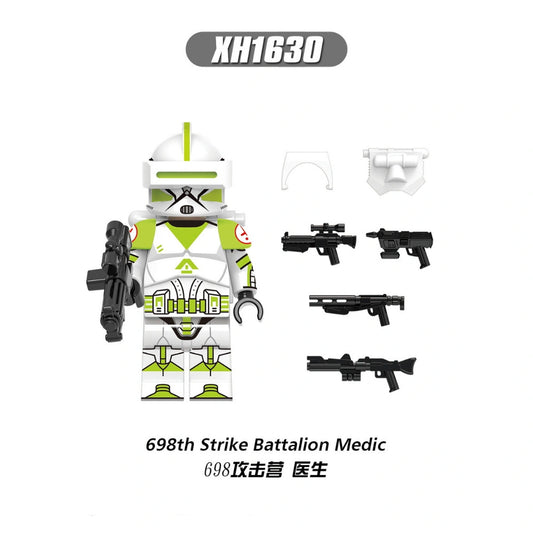 698th Strike Battalion Medic Minifigures XH1630 Compatible With Lego