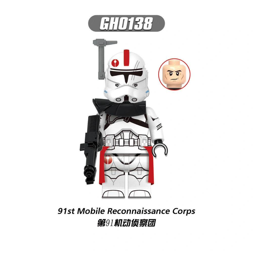 91st Mobile Reconnaissance Corps Clone Trooper Minifigures GH0138 Compatible With Lego