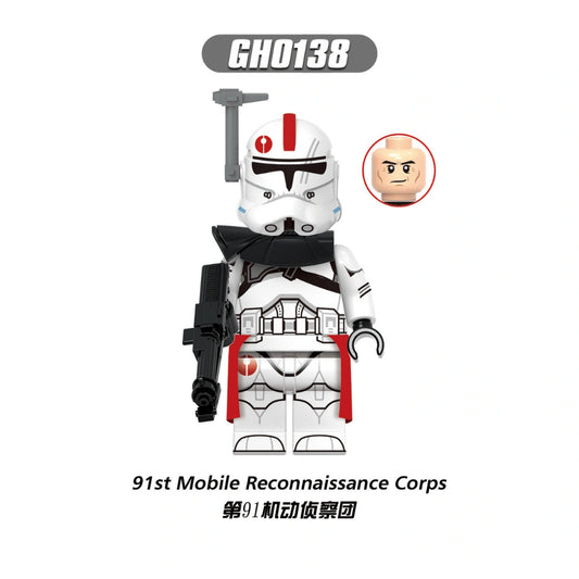 91st Mobile Reconnaissance Corps Clone Trooper Minifigures GH0138 Compatible With Lego
