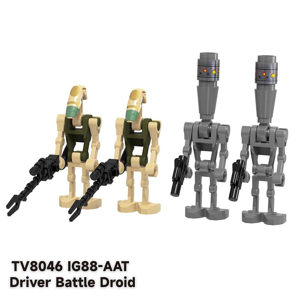 Battle Droid Minifigures TV-8046 Compatible With Lego