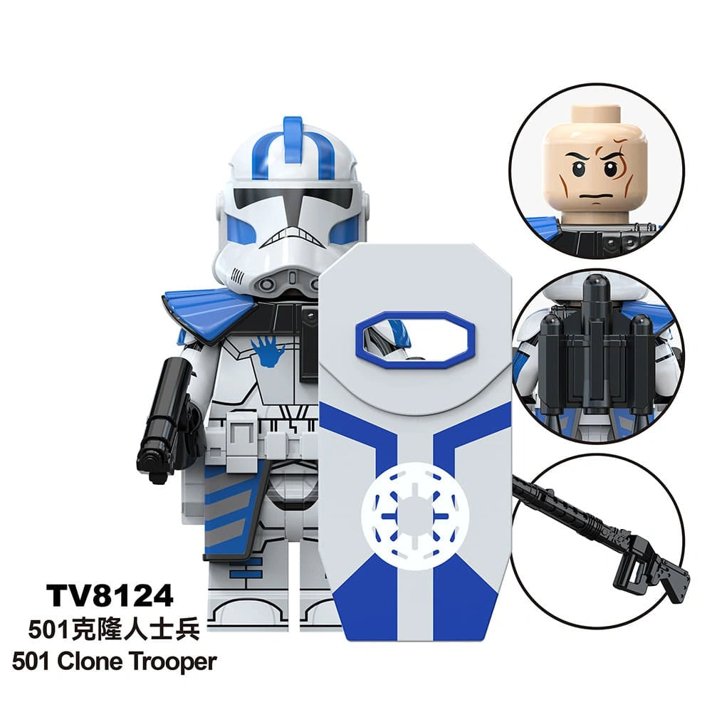 ARC Trooper Echo Minifigures TV8124 Compatible With Lego