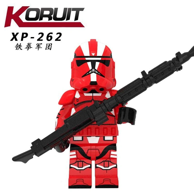Axe (Red Mist Squad) Minifigures XP-262 Compatible With Lego