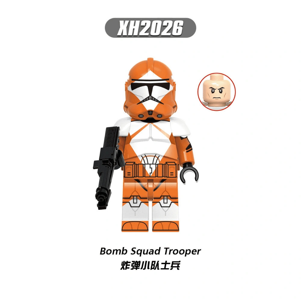Bomb Squad Trooper Minifigures XH2026 Compatible With Lego