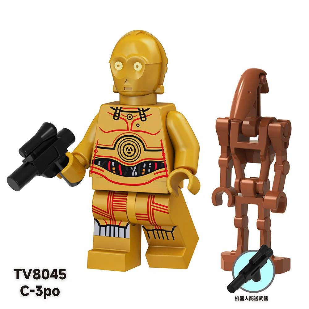 C-3PO Minifigures TV-8045 Compatible With Lego