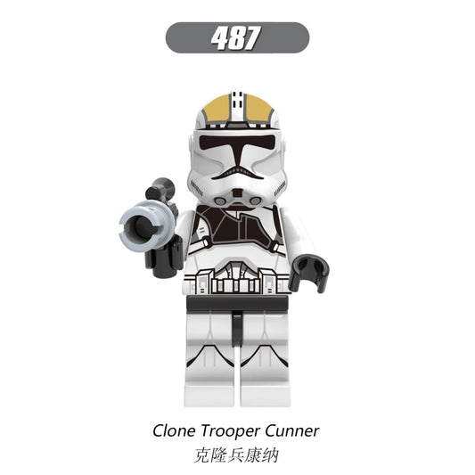 Clone Trooper Gunner Minifigures XH487 Compatible With Lego