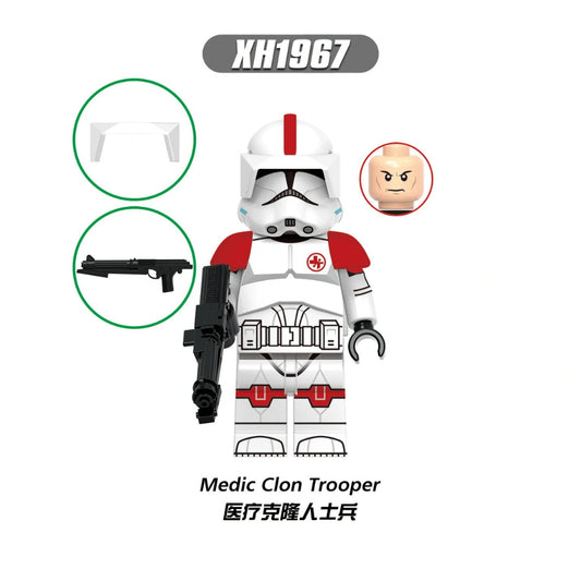 Clone Trooper Medic Minifigures XH1967 Compatible With Lego