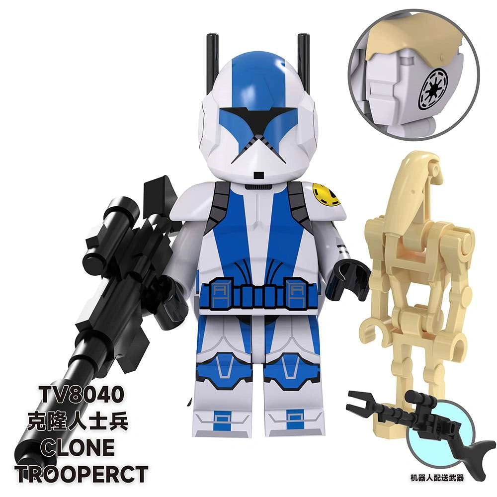 Clone Trooper Minifigures TV-8040 Compatible With Lego