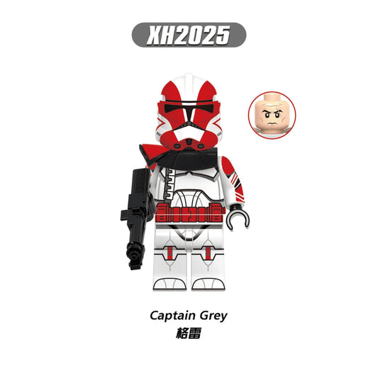 Grey Minifigures XH2025 Compatible With Lego
