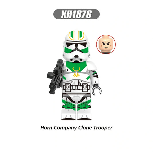 Horn Company Clone Trooper Minifigures XH1876 Compatible With Lego