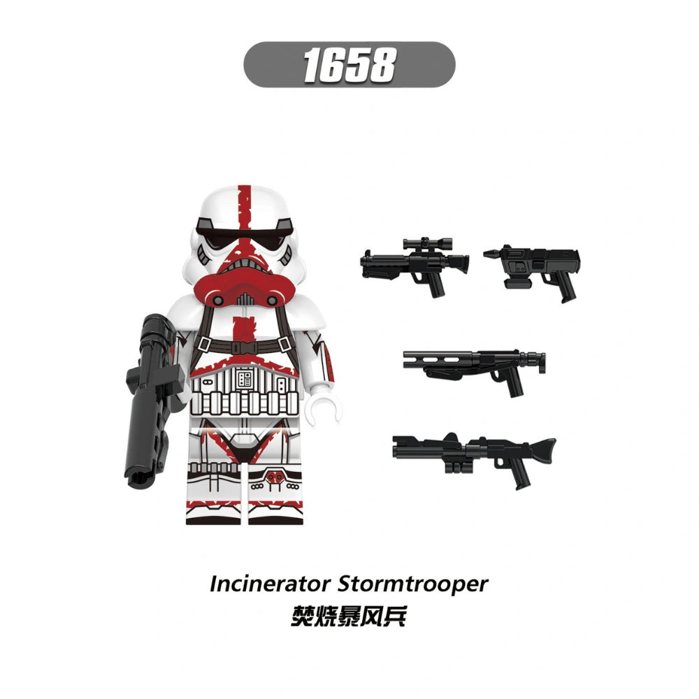 Incinerator Trooper Minifigures XH1658 Compatible With Lego