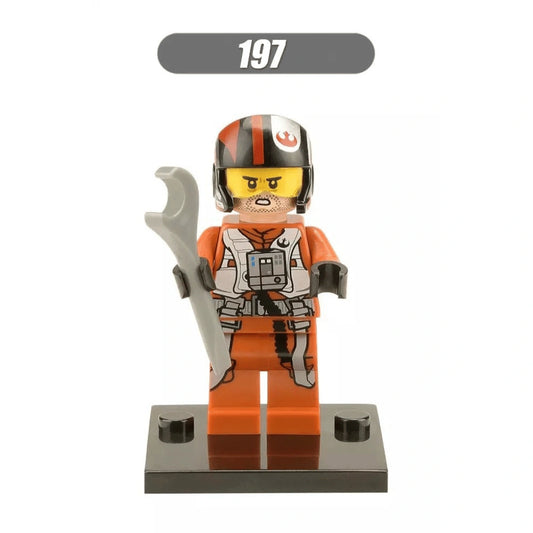 Poe Dameron Minifigures XH197 Compatible With Lego