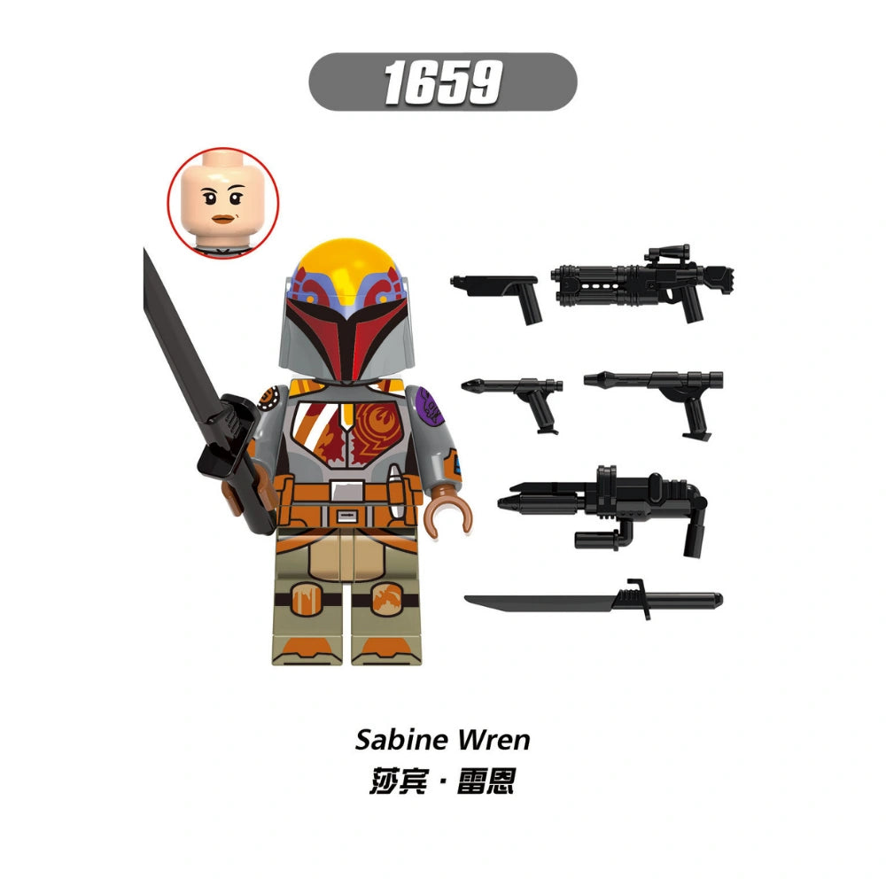 Sabine Wren Minifigures XH1659 Compatible With Lego
