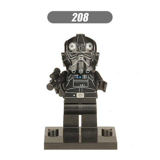 TIE Fighter Pilot Minifigures XH208 Compatible With Lego