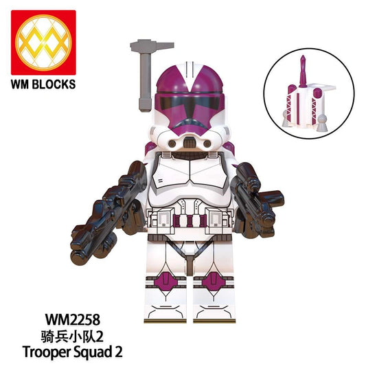 Trooper Squad 2 Minifigures WM2258 Compatible With Lego