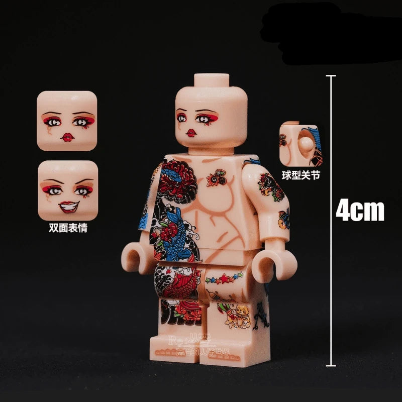 Tattoo Female Character Minifigure