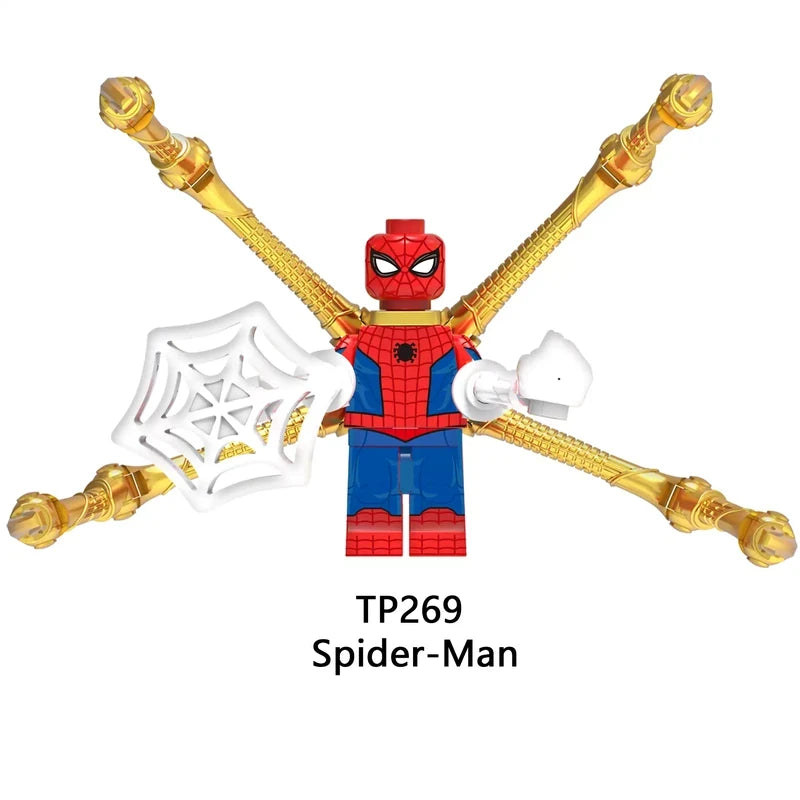 Spider-man minifigures Peter Parker - Hudson Thames figure TP269 Marvel Custom Minifigure