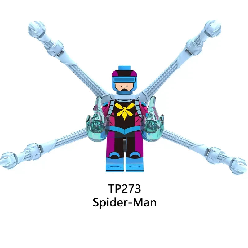 Spider-man minifigures Peter Parker - Hudson Thames figure TP273 Marvel Custom Minifigure