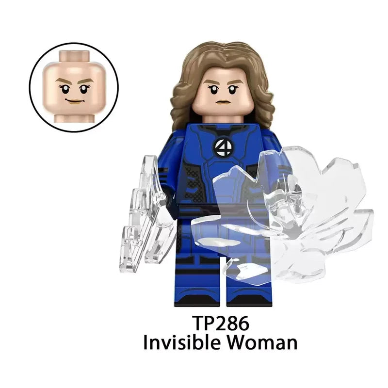 Invisible Woman minifigures figure TP286 Marvel Custom Minifigure
