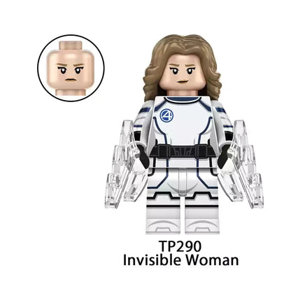 Invisible Woman minifigures Sue Storm figure TP290 Marvel Custom Minifigure
