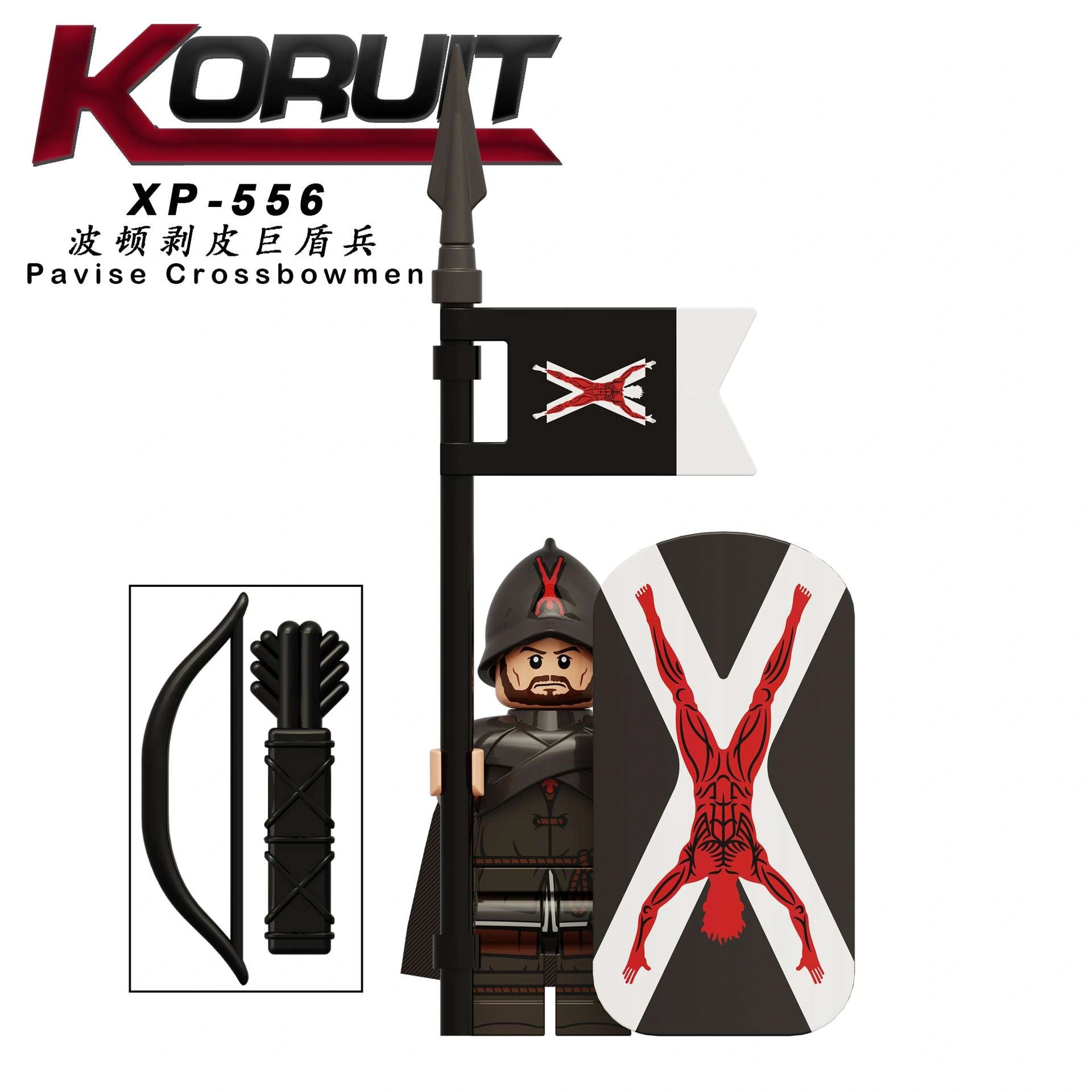 Pavise Crossbowmen Minifigures XP-556 Compatible With Lego