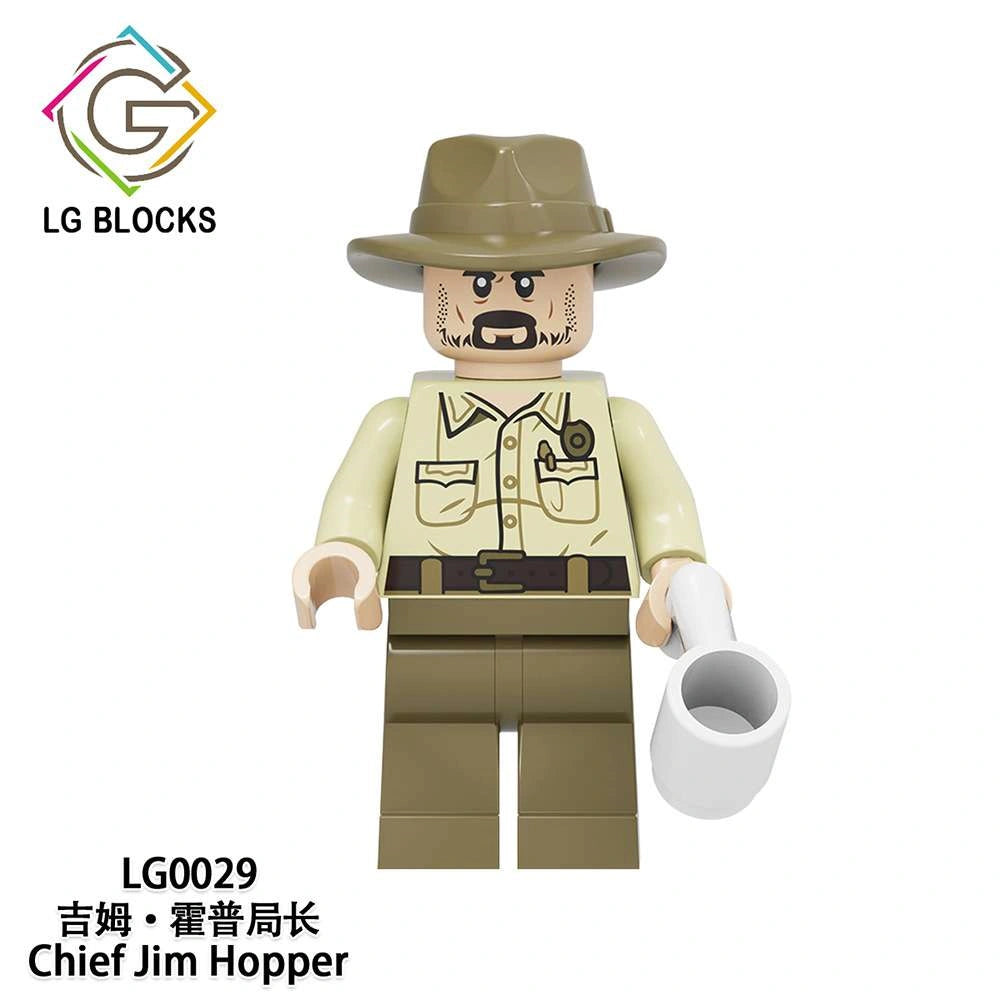 Chief Jim Hopper Minifigures LG0029 Compatible With Lego