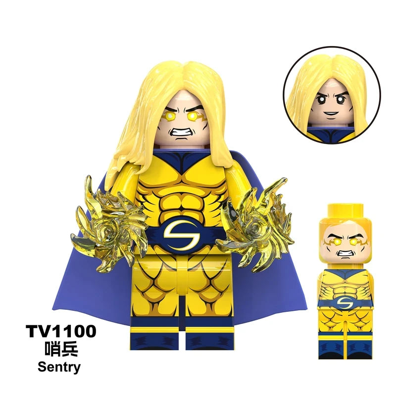 Sentry minifigures figure TV1100 Marvel Custom Minifigure