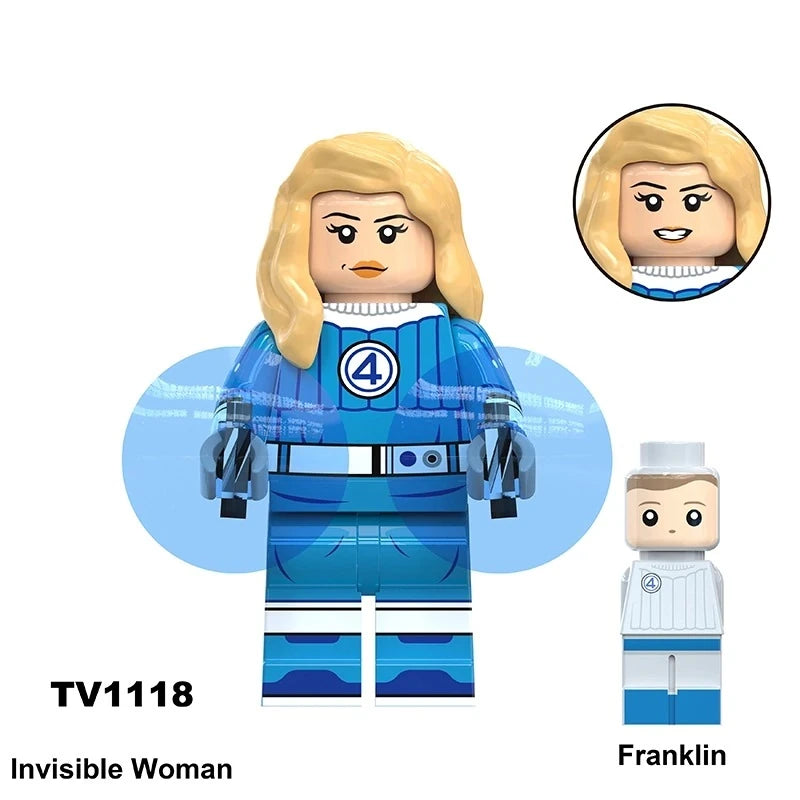Invisible Woman Minifigures TV1118 Marvel MiniFigure