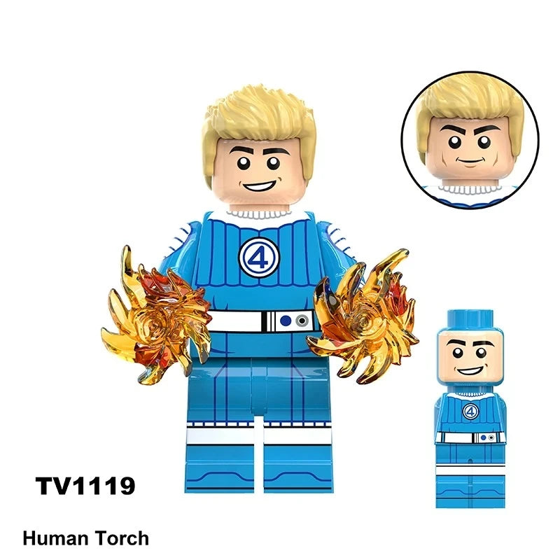 Human Torch Minifigures TV1119 Marvel MiniFigure