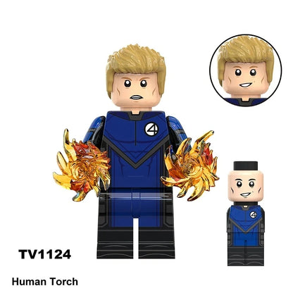 Human Torch Minifigures TV1124 Marvel MiniFigure