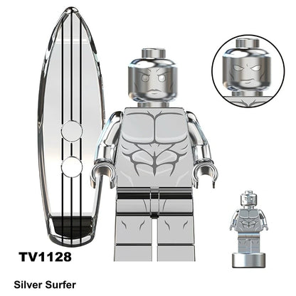 Silver Surfer Minifigures TV1128 Marvel MiniFigure