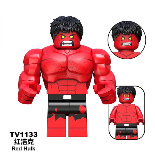 Red Hulk Minifigure Comic Version Minifigure ?C TV1133
