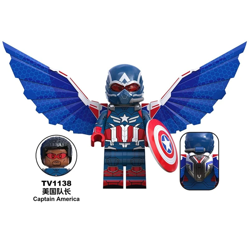 Captain America Sam Wilson Brave New World Minifigure TV1138