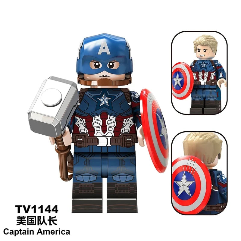 Captain America Endgame Minifigure(Steve Rogers - Chris Evans) Minifigure ?C TV1144