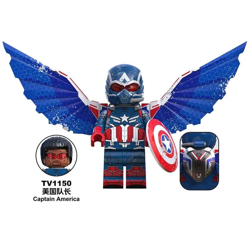 Captain America Sam Wilson Brave New World Minifigure TV1150