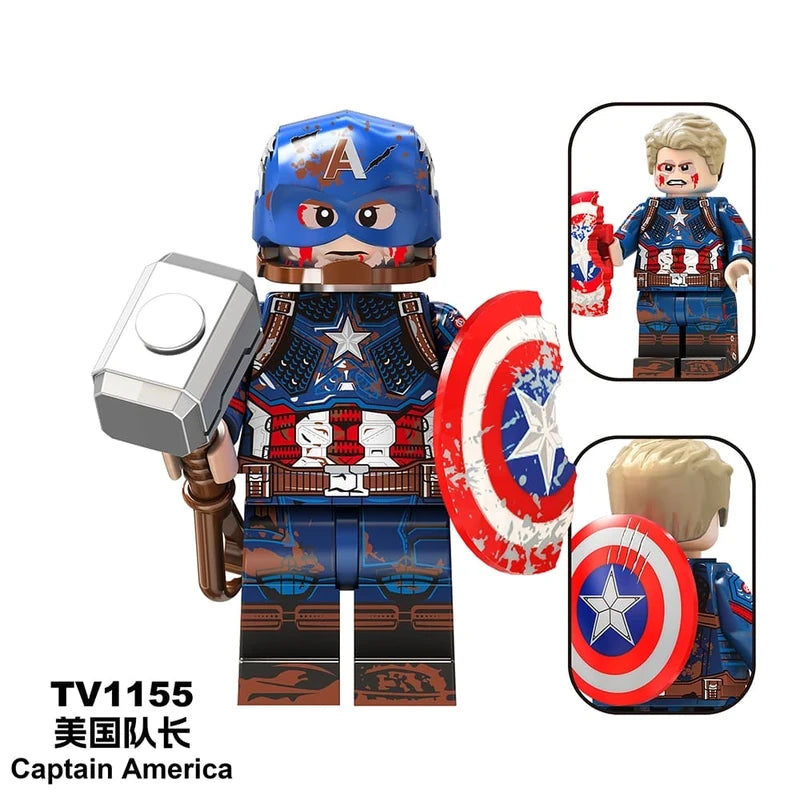 Captain America Endgame Damaged Suit Minifigure ?C TV1155