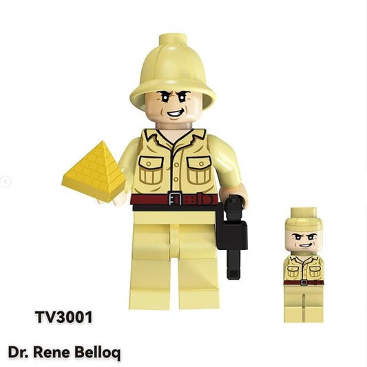 Dr Rene Belloq Minifigures TV3001 Indiana Jones MiniFigure