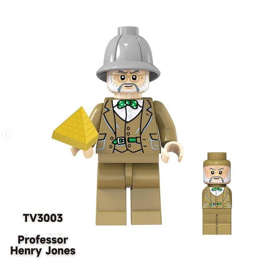 Professor Henry Jones Minifigures TV3003 Indiana Jones MiniFigure
