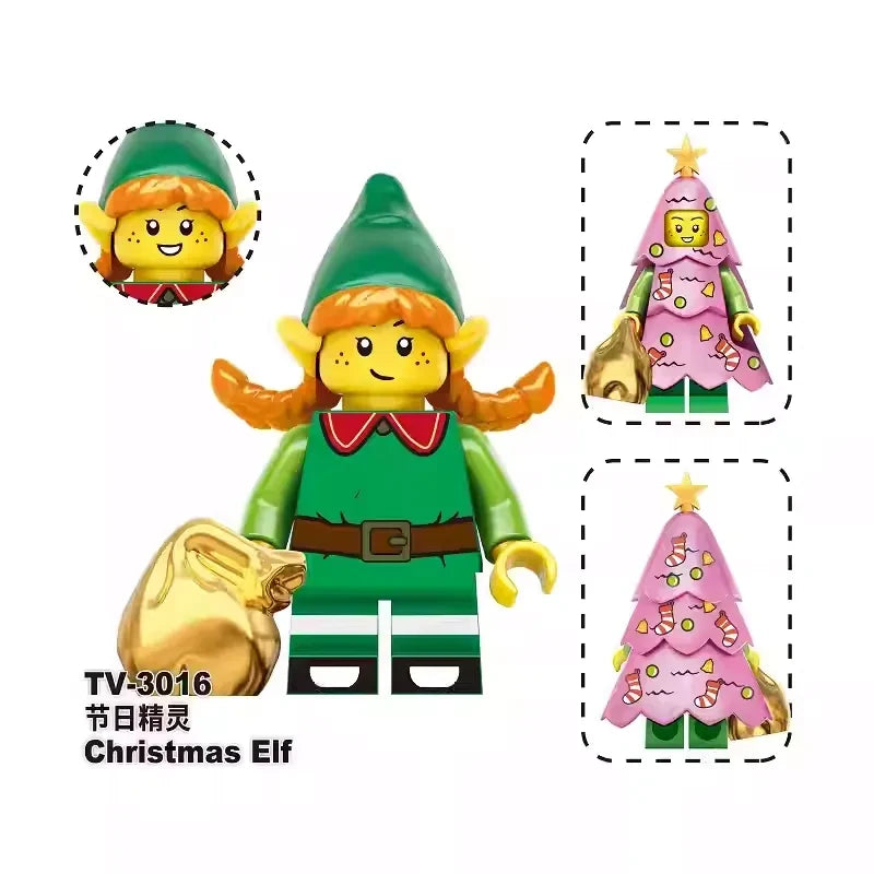 Christmas Elf minifigures TV-3016 Movies and TV figure