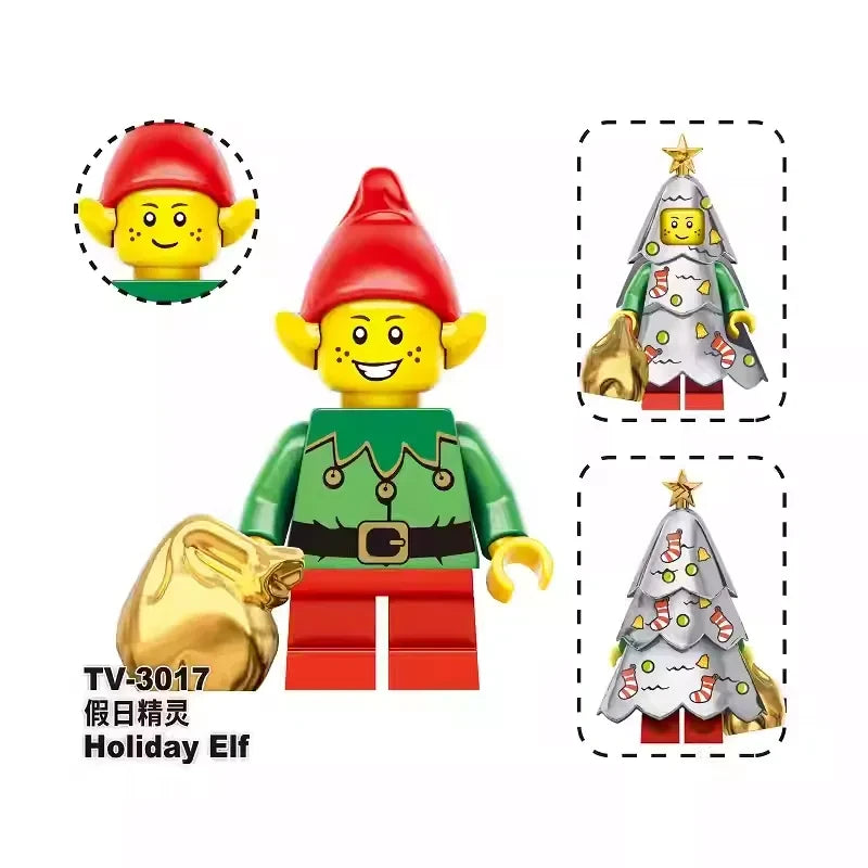 Holiday Elf minifigures TV-3017 Movies and TV figure