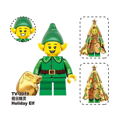 Holiday Elf minifigures TV-3019 Movies and TV figure