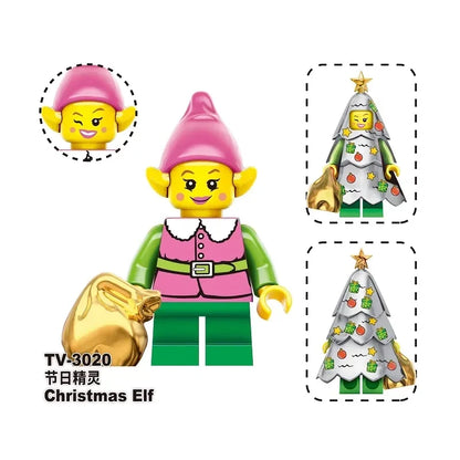 Christmas Elf minifigures TV-3020 Movies and TV figure
