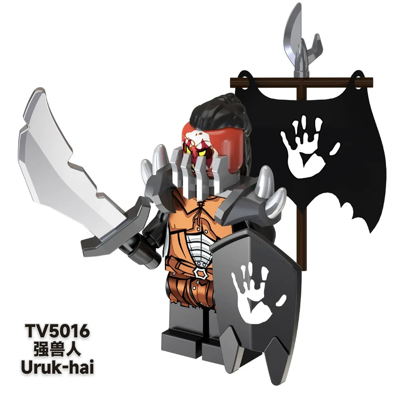Uruk-Hai Minifigures TV5016 The Lord of the Rings MiniFigure