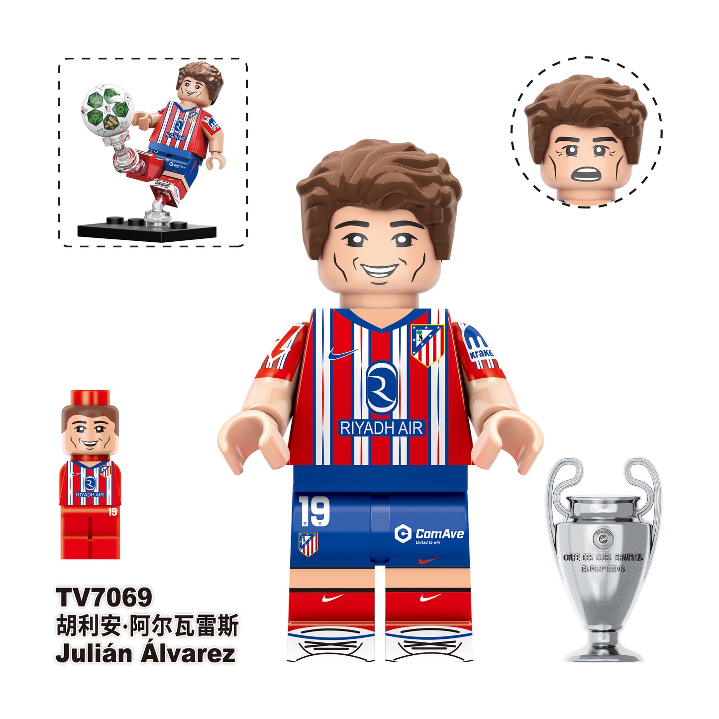 TV-7069 Juli¨¢n ¨¢lvarez minifigures