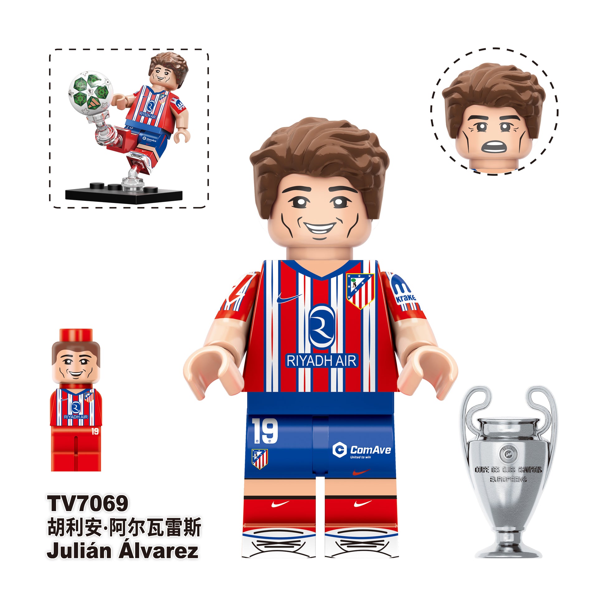 TV-7069 Juli¨¢n ¨¢lvarez minifigures
