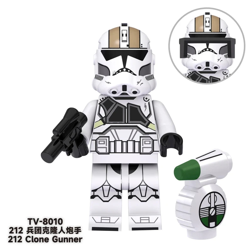 212th Attack Battalion Clone Gunner TV TV-8010 Minifigures