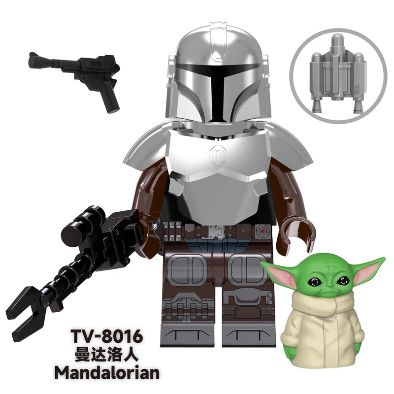 The Mandalorian (Beskar Armor) TV TV-8016 Minifigures