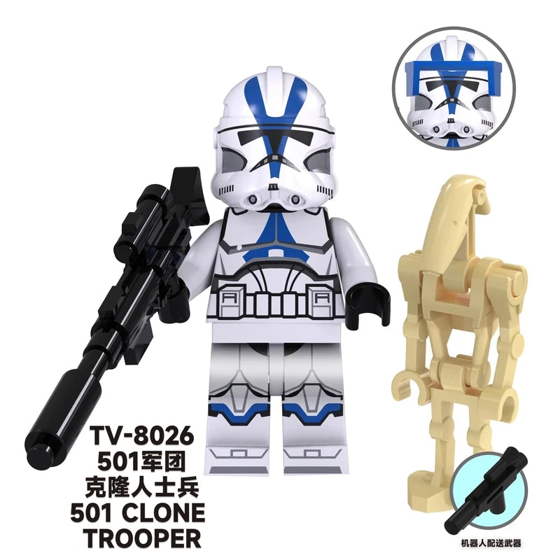 501st Legion Clone Trooper TV TV-8026 Minifigures