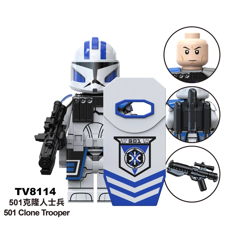 501st Clone Trooper Minifigures TV8114 Star Wars MiniFigure