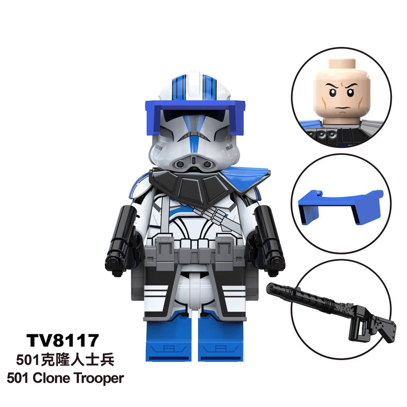 501st Clone Trooper Minifigures TV8117 Star Wars MiniFigure