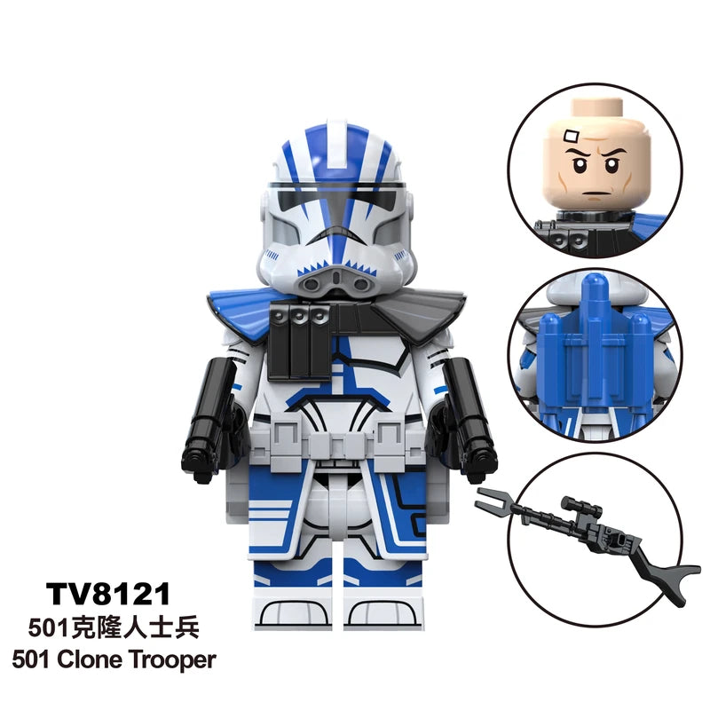 501st Clone Trooper Minifigures TV8121 Star Wars MiniFigure